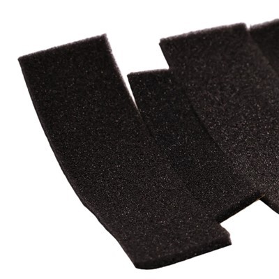 ¿Cuál es el peso de la cinta selladora EVA por unidad de longitud?